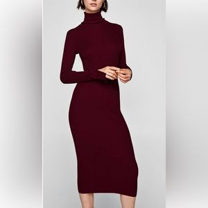 NWOT Zara Knit Pencil Dress | Size S B16
